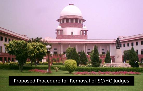 Removing Higher Judiciary Judges 