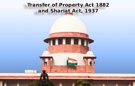 Registration of Gifts not required under SHARIAT Act, No Stamp Duty PAYABLE