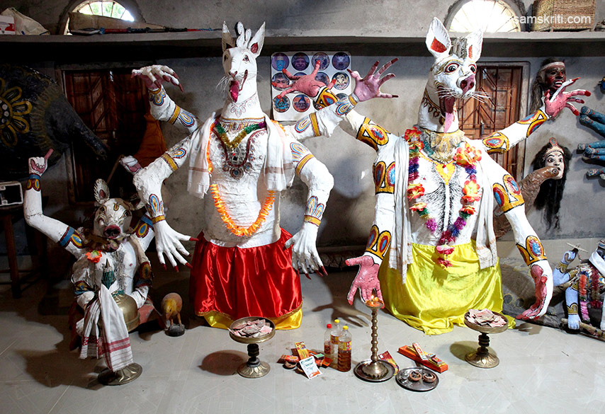 Masks of Majuli Chamaguri Satra