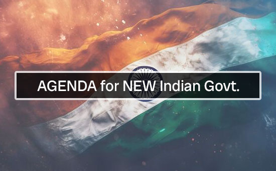 AGENDA for the New Indian Government 