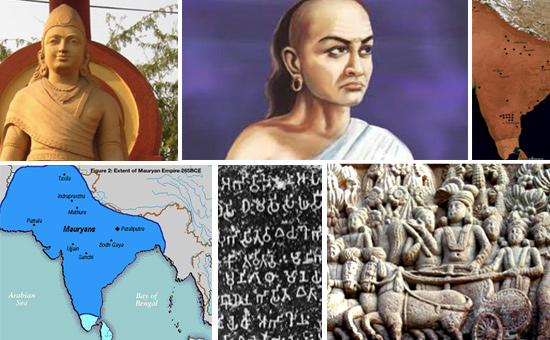 Study of Literary Sources and Inscriptions during the Maurya Era