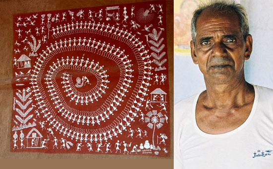 A Tribute to Warli Painting artist Jivya Soma Mashe 
