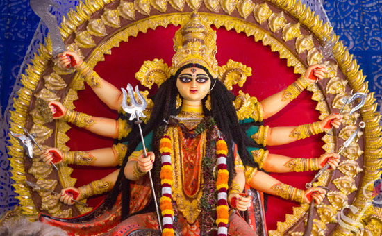 Devi Amba - The Goddess with the Lion