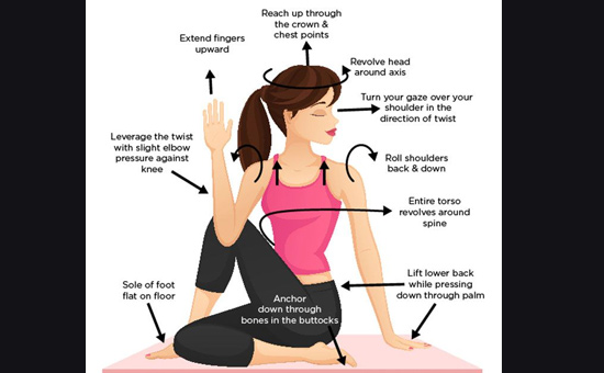 Ardha Matsyendrasana - Half Lord of the Fish Pose: Yog Temple