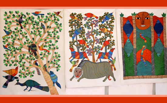 Gond Paintings - A Mystic world created by Dots and Lines