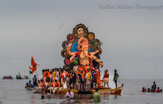 GAURI PUJAN takes place during Ganesh Chaturthi 