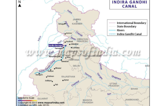 Why INDIRA Gandhi Canal is lifeline of the DESERT areas of Rajasthan